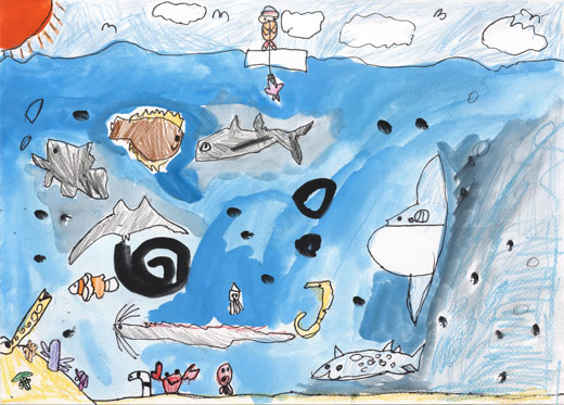 うみのなかにさかながいっぱい