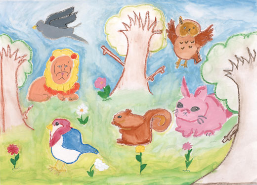 みんなが集まる森