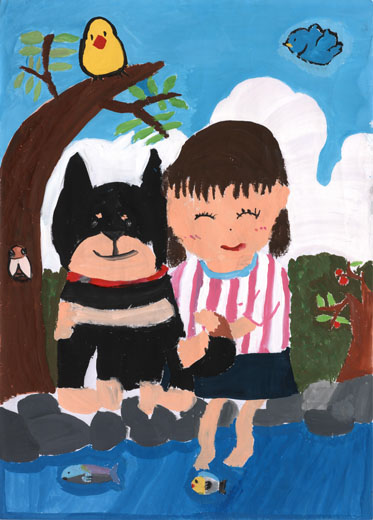 私と犬の散歩道