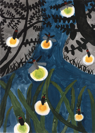 かがやくホタル