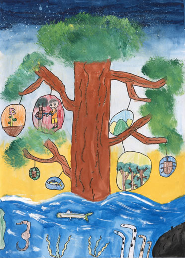 ちきゅうをたいせつに