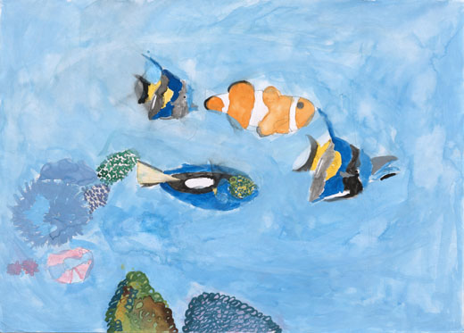 さかなたちのかくれんぼ