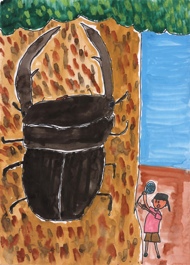 オオクワガタ見つけた!!