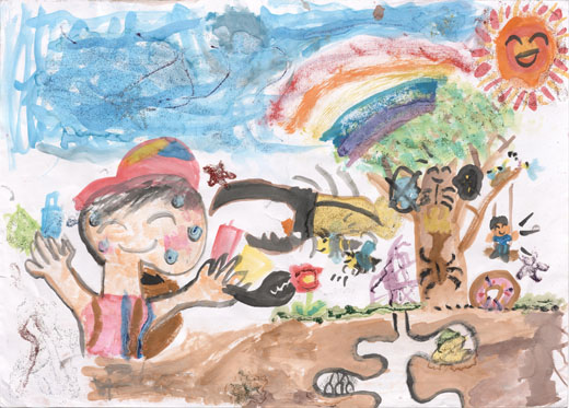 ゴミをひろってみんなスマイル