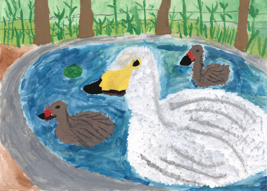 かならず冬にあおうね、白ちょうさん