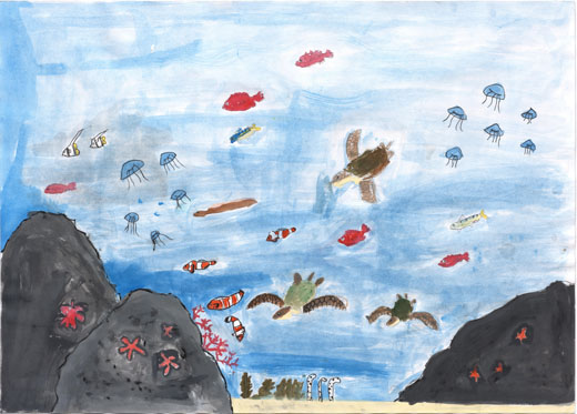 私が思ったおよぐ魚たち