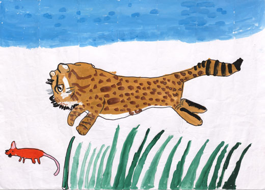 ツシマヤマネコのかり