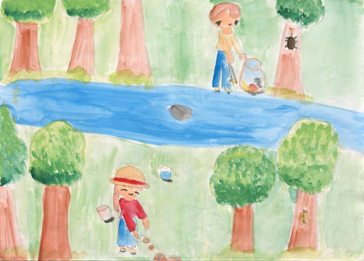 きれいな空気ときれいな川