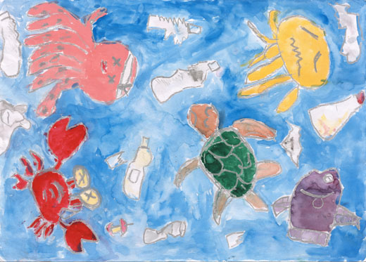 海をよごさないで