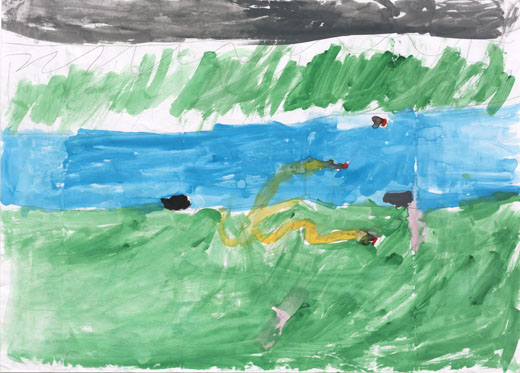 ホタルのすむ川