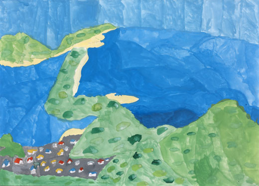 きれいな海と天橋立