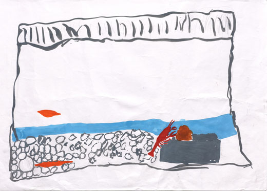 うちのしんじゃったザリガニ