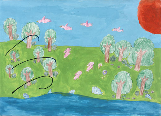 しぜんのなかのどうぶつたち