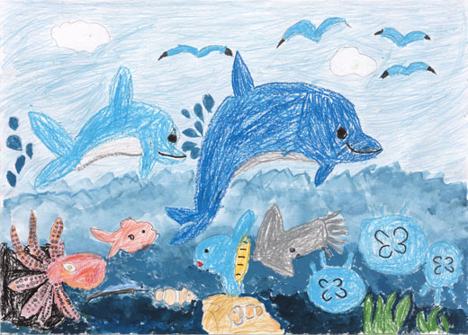 イルカジャンプとなかまたち。