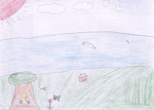 きれいな空気と水のある自然