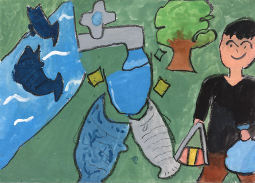 きれいな水と空気支えよう