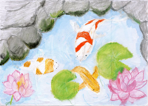池の鯉