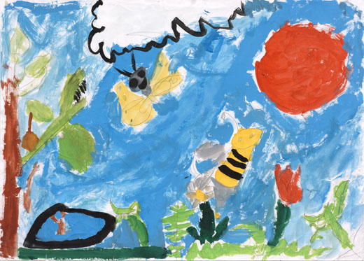 きれいな空気と昆虫たち