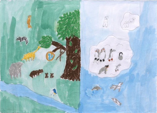 元気にくらす生き物たち