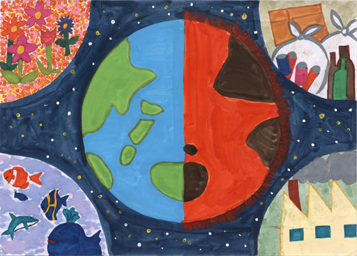 温暖化した地球と温暖化があまりしなかった地球