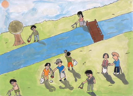 ゴミ拾いをしよう