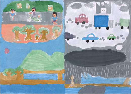 きれいな空気ときたない空気