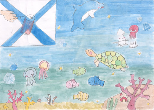 一致団結で海が平和に