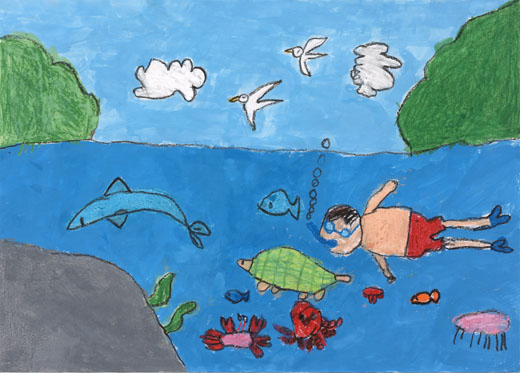 きれいなそらとうみ