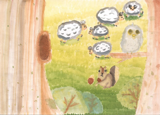 いろんなばしょにすむどうぶつたち