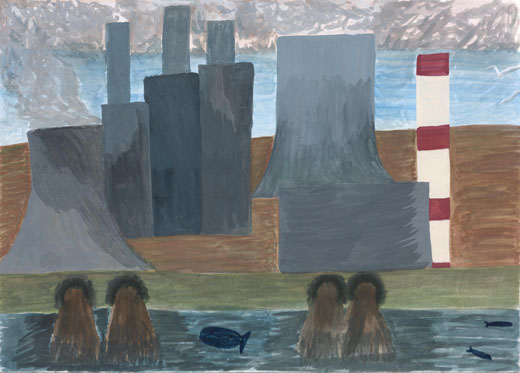 工場の水は魚にとって危険