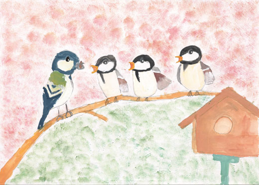 シジュウカラのたんじょう