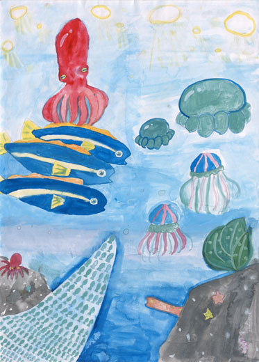 想像していた海