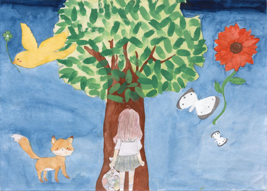 ゴミをひろって