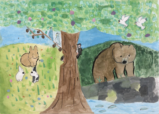 動物がくらしやすい森