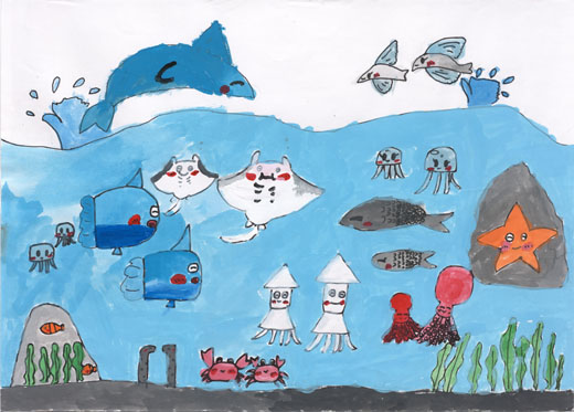 うれしいなきれいなうみのせかい