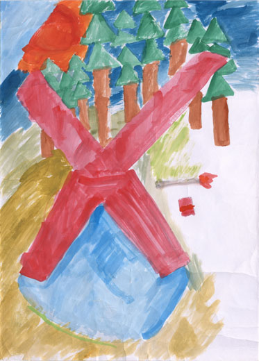 ゴミをすててはいけない