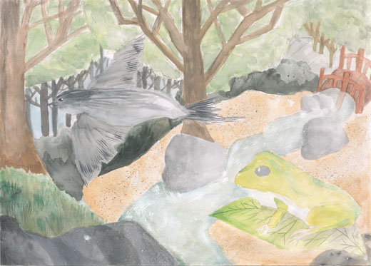 動物達に愛される美しい森