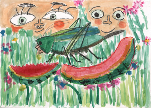 キリギリスみつけた