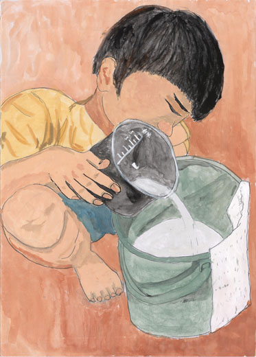 米のとき汁でおそうじ