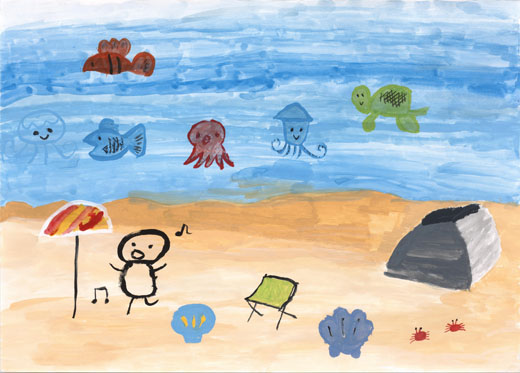 海の生きものとぼく