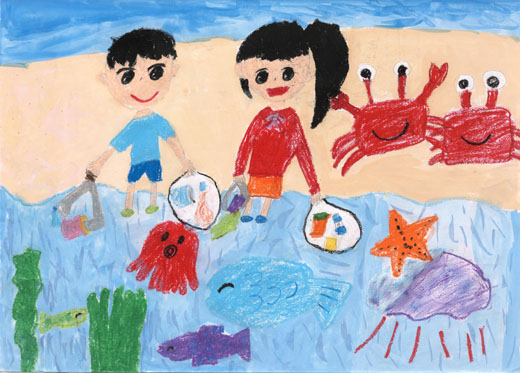 海をきれいにしよう