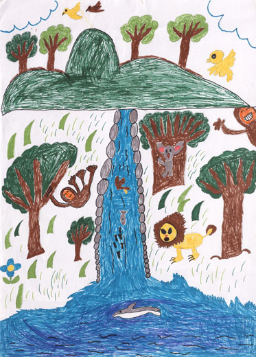 かんきょうと動物のつながり。