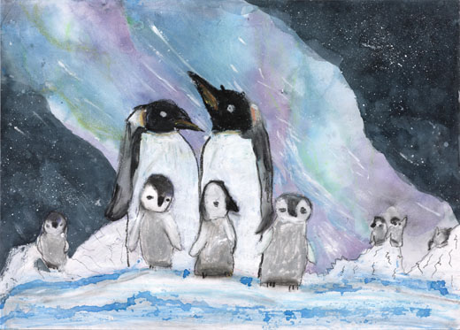 コウテイペンギンのいる北極