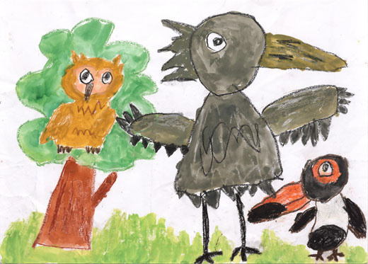 夏休みに行った花鳥園で見たハシビロコウと地球