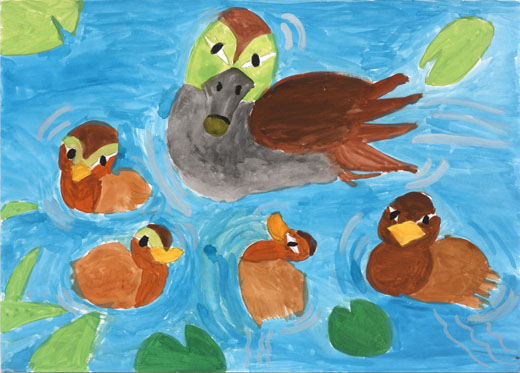 かもたちのわしゃわしゃなおひっこし