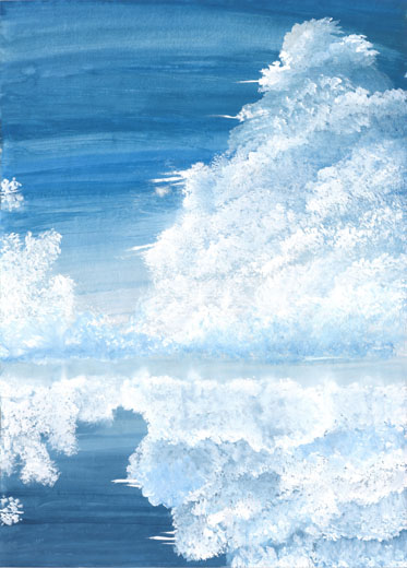 生き物が自由に生きられる夏の海