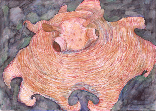 深海に広がれメンダコたち！