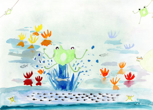 かえるの大ジャンプ!!