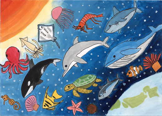 見て！きれいなちきゅうを!!