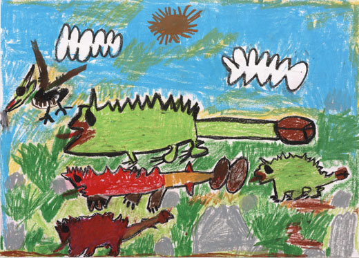 きょうりゅうたちのせかい